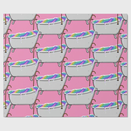 Bath Bomb Babe Thunder_Cove Geschenkpapier (Flach)