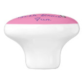 Bath Bomb Babe Thunder_Cove Keramikknauf (Seitenansicht)