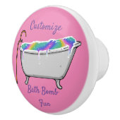 Bath Bomb Babe Thunder_Cove Keramikknauf (Rechts)