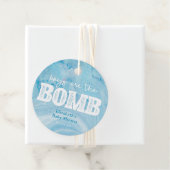 Bath Bomb Baby Dusche Gevor Tag Geschenkanhänger (Beispiel)