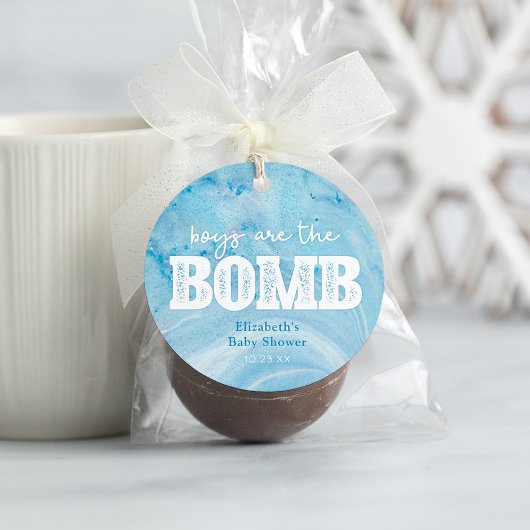 Bath Bomb Baby Dusche Gevor Tag Geschenkanhänger