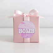 Bath Bomb Baby Dusche Runder Aufkleber