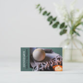 Bath Bomb & Candle, Candle & Soap Maker Visitenkarte (Stehend Vorderseite)