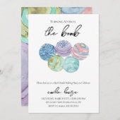 Bath Bomb Geburtstagsparty Einladung (Vorne/Hinten)