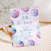 Bath bomb making birthday party einladung