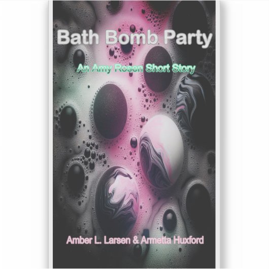 Bath Bomb Party Cover Sticker (Vorderseite)