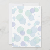 Bath Bomb Soap Making Bubble Birthday Party Invite Einladung (Rückseite)