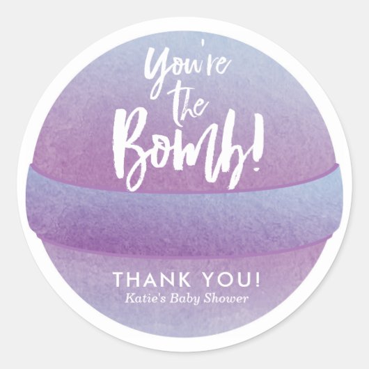 Bath Bomb Stickers Dusche Gunst Sticker Sticker (Vorderseite)