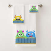 Bath Buddy Funny Monsters Kinder Badhandtuch Set (Insitu)