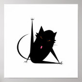 Bath Cat Poster (Vorne)