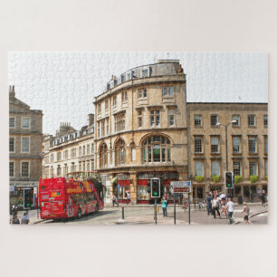 Bath City and Tour Bus, England Puzzle