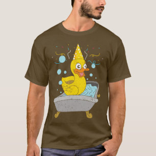 Bath Duck Lover Duckling Geburtstagsparty Bath Toy T-Shirt