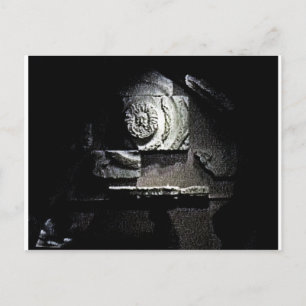 Bath England 1986 Roman Sun God Snap-13584 Gibney Postkarte