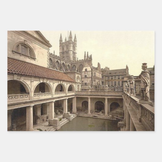 Bath, England Geschenkpapier Set (Vorderseite 2)