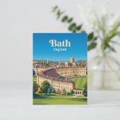 Bath, England Postkarte (Stehend Vorderseite)