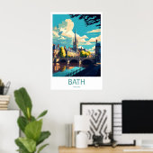 Bath England Reiseplakat 1 Poster (Heimbüro)