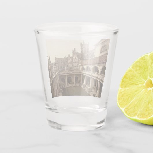 Bath, England Schnapsglas (Rückseite)