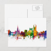 Bath England Skyline Cityscape Postkarte (Vorne/Hinten)