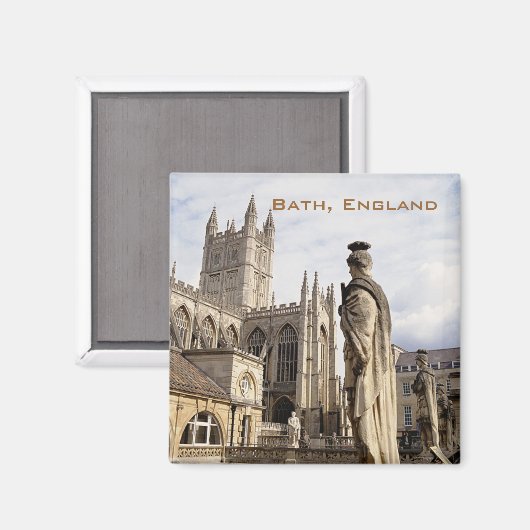 Bath England Travel Souvenir Kühlschrankmagnet (Vorderseite/Rückseite)