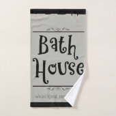 Bath House Lavatory Wash Rinse Dry Wiederholung Handtuch (Handtuch)
