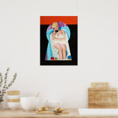 Bath Keyhole Button Up Poster (Küche)