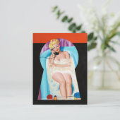 Bath Keyhole Button Up Postkarte (Stehend Vorderseite)