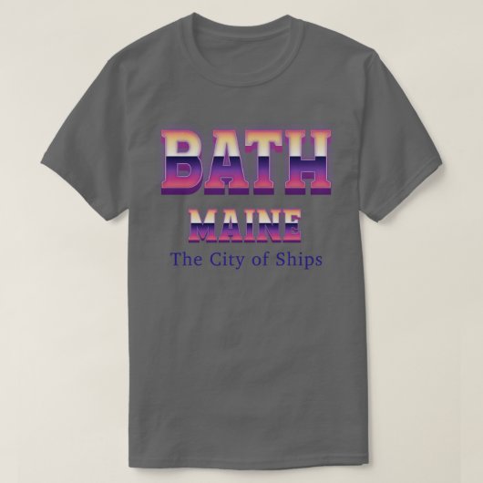 Bath Maine T-Shirt (Design vorne)