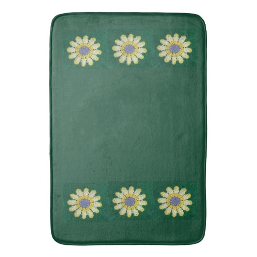 Bath Mat - Afghan Daisy Badematte (Vorderseite Vertikal)