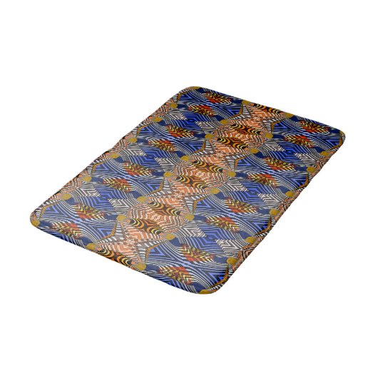 Bath Mat/African Style Pattern Badematte (Schrägansicht)