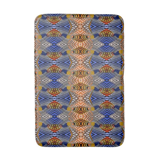 Bath Mat/African Style Pattern Badematte (Vorderseite Vertikal)