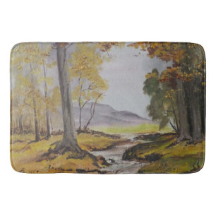 Bath Mat Ann Hayes Painting Forest Stream Badematte