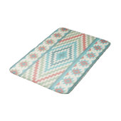 Bath Mat/Aztec Tribal Muster Badematte (Schrägansicht)