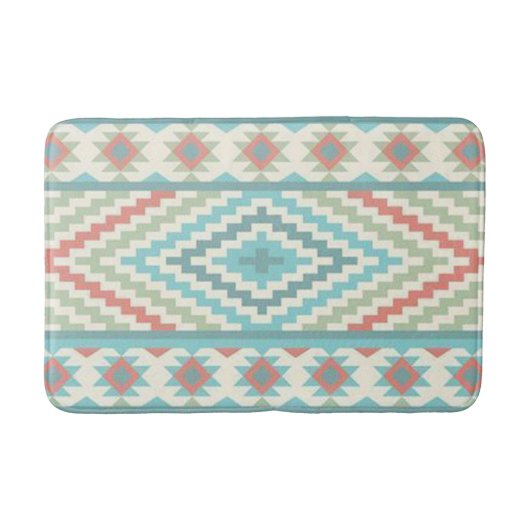 Bath Mat/Aztec Tribal Muster Badematte (Vorderseite)