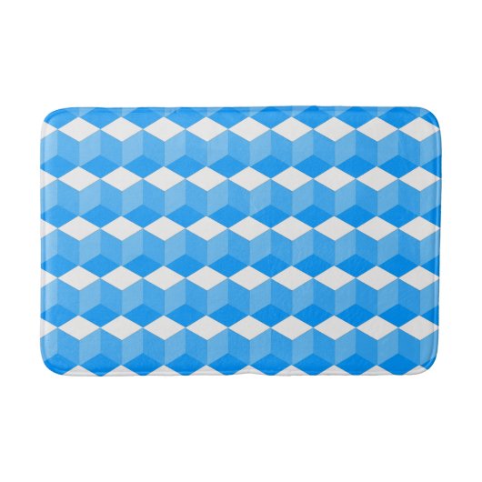 Bath Mat - Blockmuster in drei Dimensionen Badematte (Vorderseite)