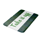 Bath Mat / Blue Green Sparkone Badematte (Schrägansicht)