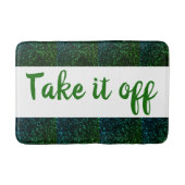 Bath Mat / Blue Green Sparkone Badematte (Vorderseite)