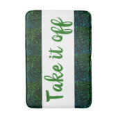 Bath Mat / Blue Green Sparkone Badematte (Vorderseite Vertikal)