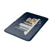 Bath Mat Boy's Books and Teddy Bar Opt 2 Badematte (Schrägansicht)