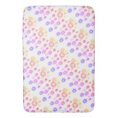 Bath Mat - Bubbles in Pinks and Blues Badematte (Vorderseite Vertikal)