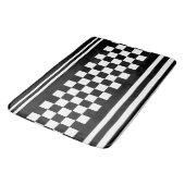 Bath Mat/Checked and Strips Badematte (Schrägansicht)