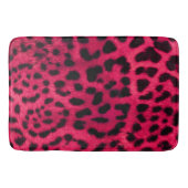 Bath Mat/Cheetah Print-Hot Pink Badematte (Vorderseite)