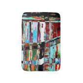 Bath Mat – Collapse Reflection Abstract Design Badematte (Vorderseite Vertikal)