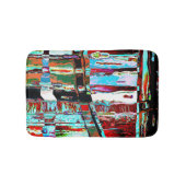 Bath Mat – Collapse Reflection Abstract Design Badematte (Vorderseite)