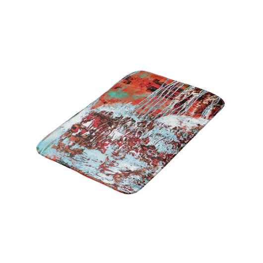 Bath Mat – Corrosion Pulse Badematte (Schrägansicht)