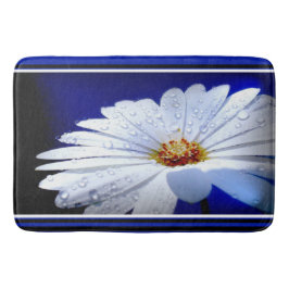 Bath Mat/Daisy mit Taubtropfen Badematte