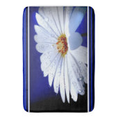 Bath Mat/Daisy mit Taubtropfen Badematte (Vorderseite Vertikal)