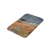 Bath Mat einsame Bäume und Vögel Badematte (Schrägansicht)