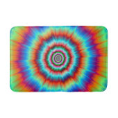 Bath Mat Explosion in Blau und Orange Badematte (Vorderseite)