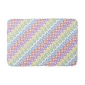 Bath Mat - Farbige Sterne Badematte (Vorderseite)