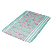 Bath Mat/Flamingos Badematte (Schrägansicht)